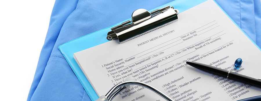 Patient insurance information sheet